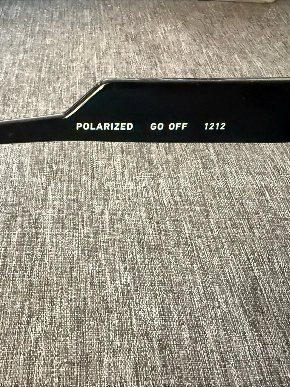 Quay Australia Black Sunglasses with Gold Logo Accent